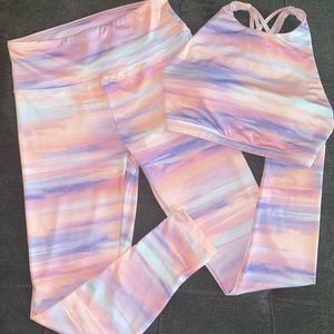 Two piece gym wear